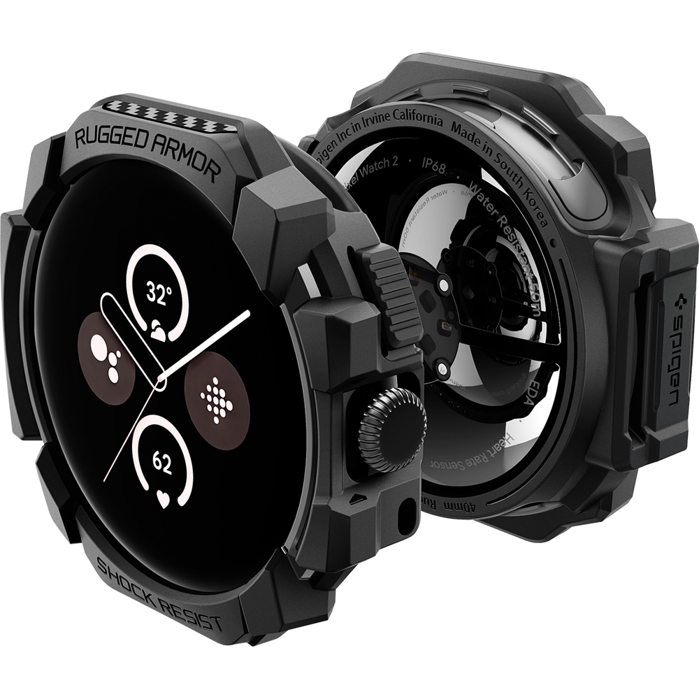 Etui Spigen Rugged Armor do Google Pixel Watch 3/2/1 (41mm), czarne